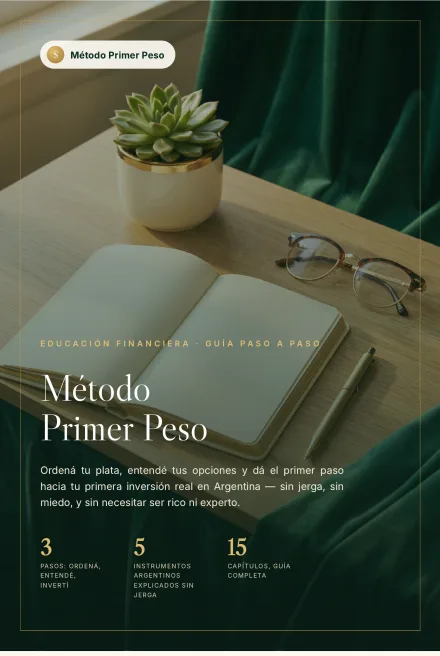 Tapa del PDF Método Primer Peso — Guía paso a paso para tu primera inversión en Argentina